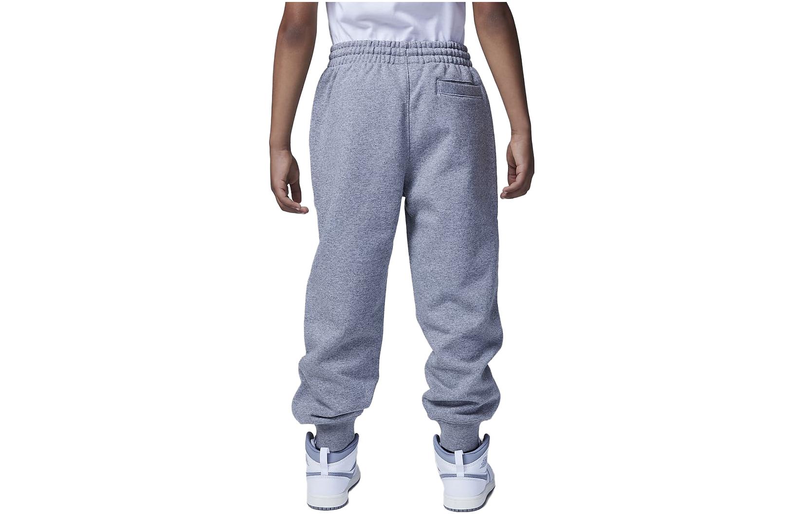 (GS) Air Jordan Flight Sweatpants 'Grey White' FZ1800-091