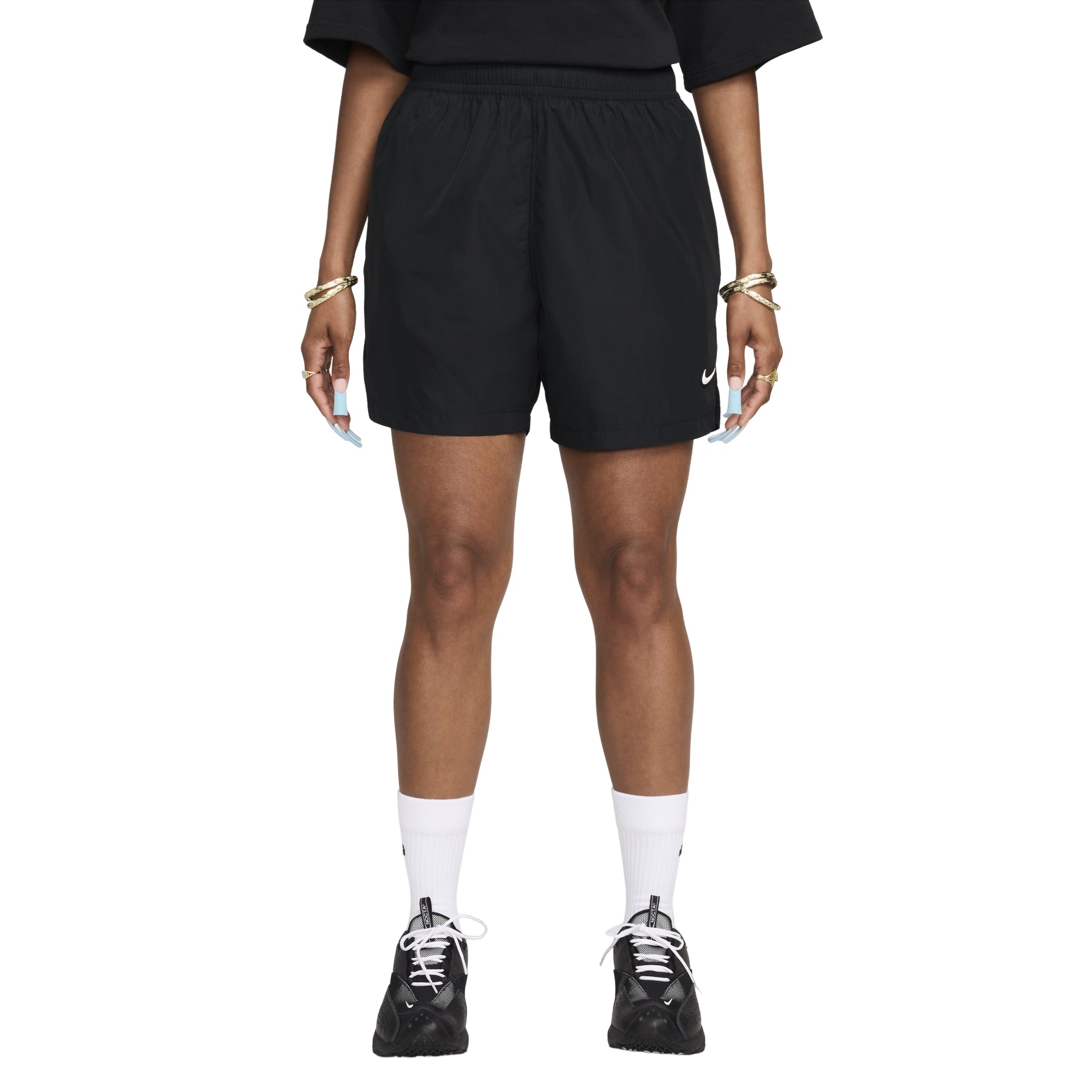 Nike x NOCTA Drake Cardinal Nylon Shorts 'Black White' FN8194-010