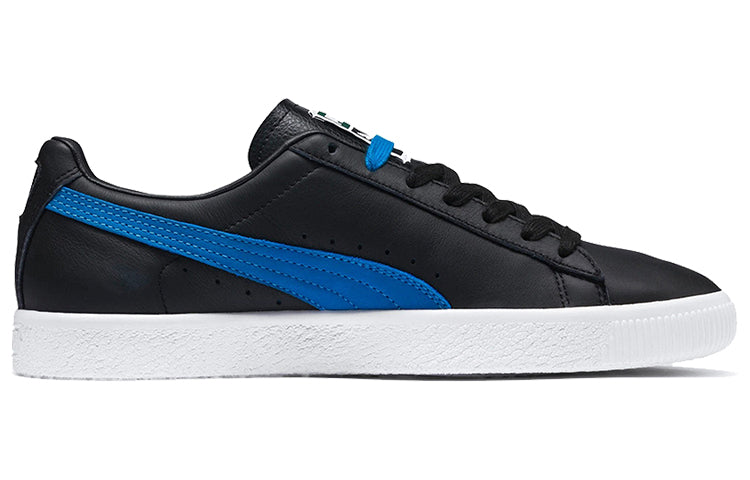 (WMNS) PUMA Clyde Black/White/Blue 369293-01