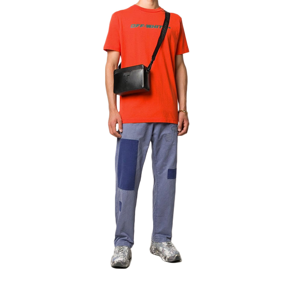 Off-White FW20 Workers Short Sleeve Mens Logo OMAA027E20JER0162055