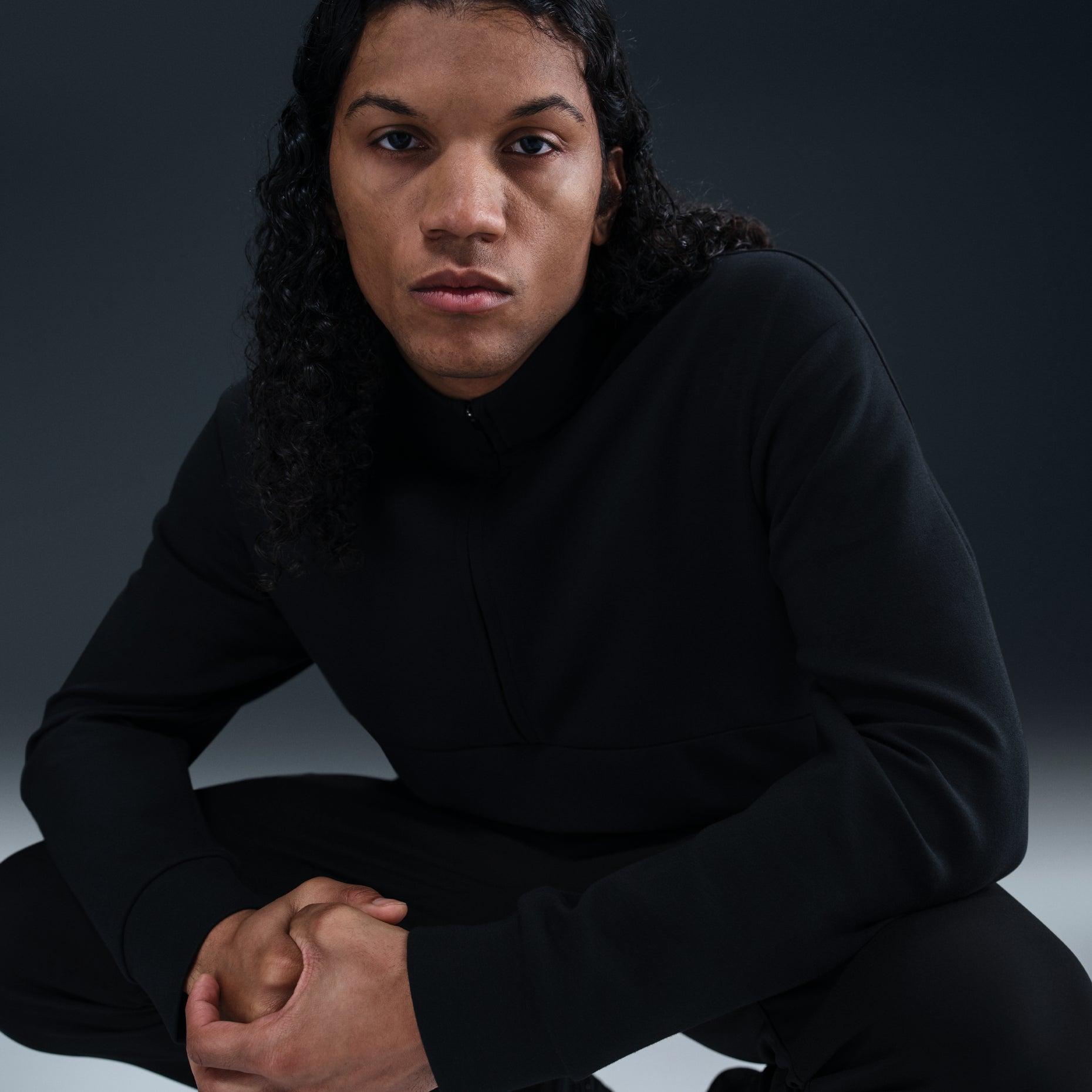 Nike 24.7 Impossiblysoft Dri-FIT 1/2-Zip Top Asia Sizing 'Black' HQ6954-010