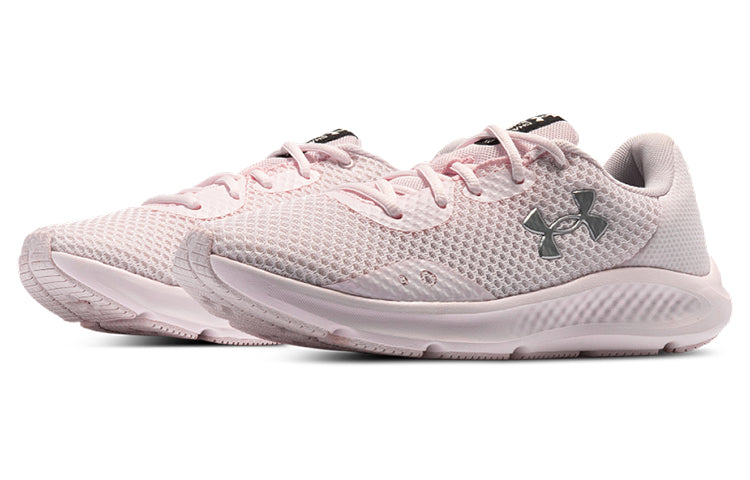 (WMNS) Under Armour Charged Pursuit 3 Metallic 'Light Pink' 3025847-600