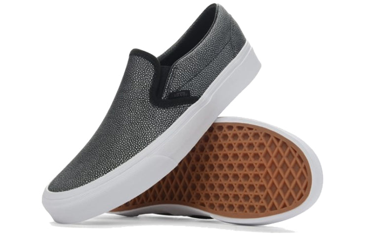 Vans Classic Slip-On Negras Stingray Black/White V004MPJQY