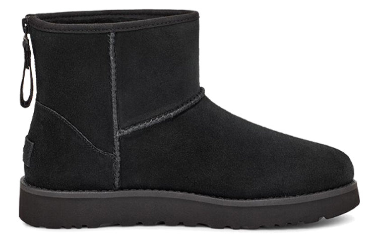 (WMNS) UGG Classic Mini Logo Zip 'Black' 1122671-BLK