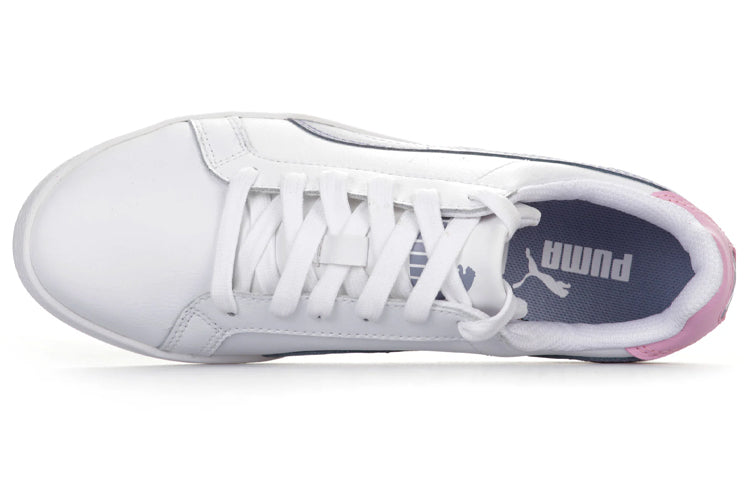 (WMNS) PUMA Smash Casual Sneakers White/Blue 360780-06