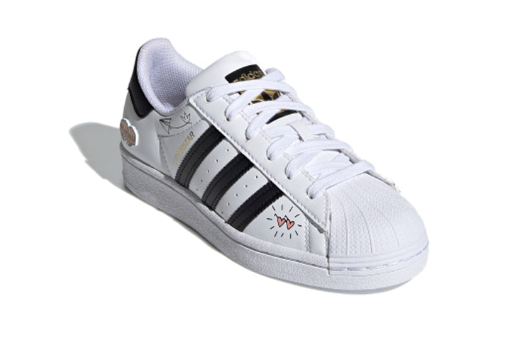(GS) adidas Superstar J 'Girls Rule - White' FX5202