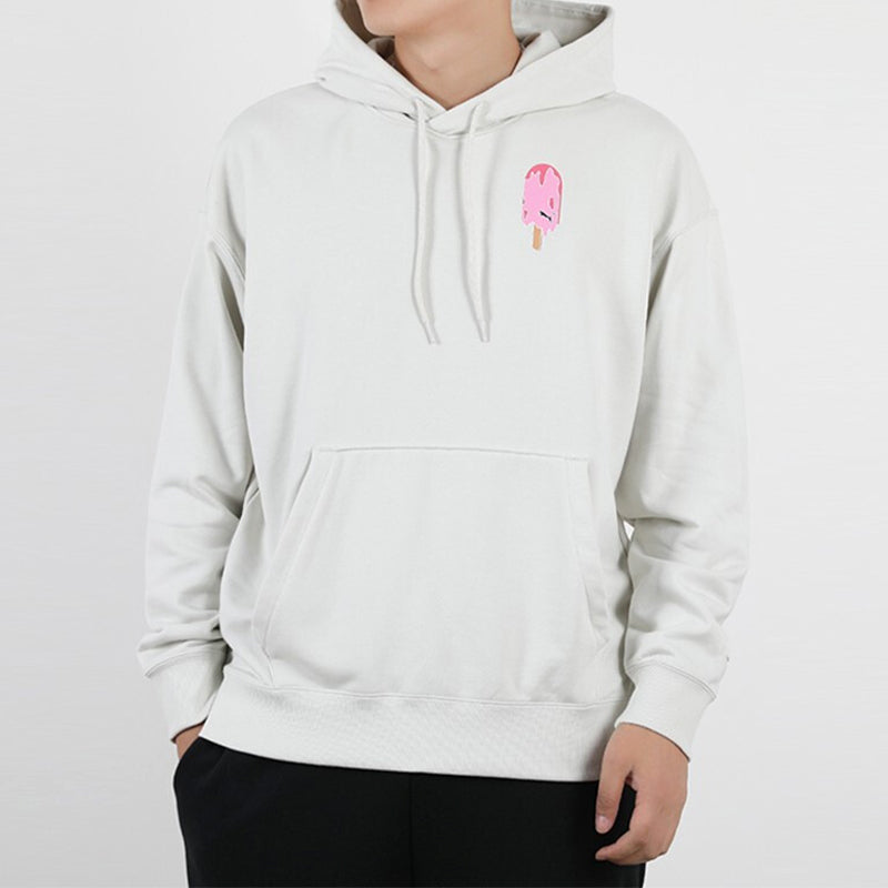 PUMA Alphabet Printing Casual hooded Pullover Gray 599303-05