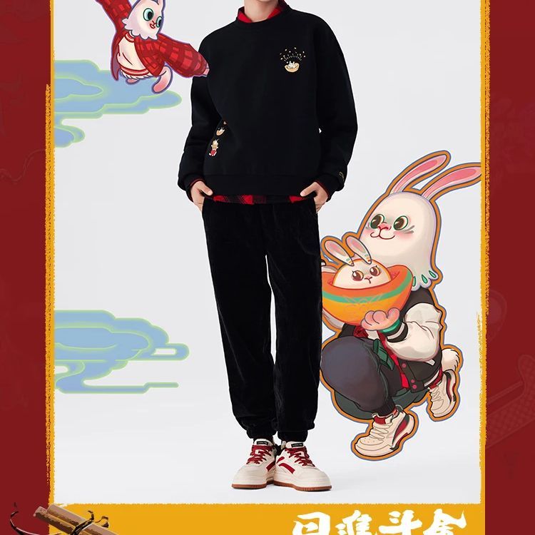 (WMNS) Li-Ning Rijindoujin Knit Pullover 'Black' AWDT074-2