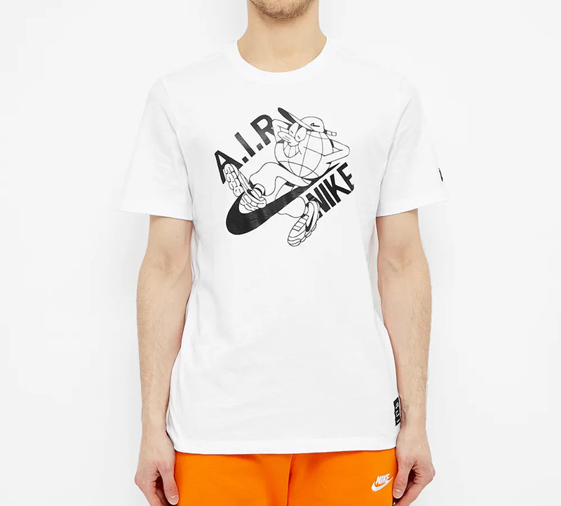 Nike Basketball Printing Short Sleeve White CK2831-100