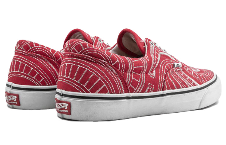 Vans Era Spiral Sneakers Red/White VN0W3CEFX