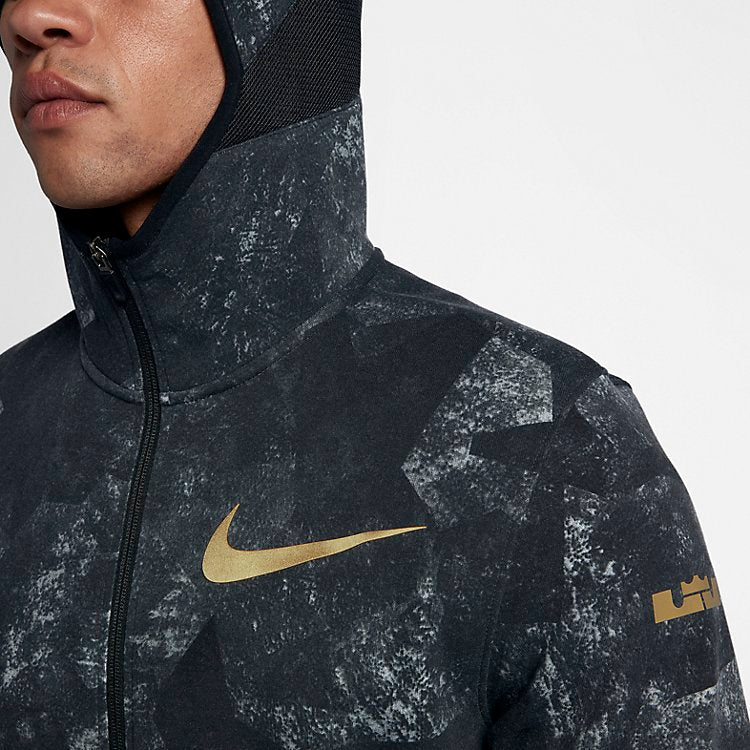 Nike LeBron Showtime Hoodie Black 857149-043