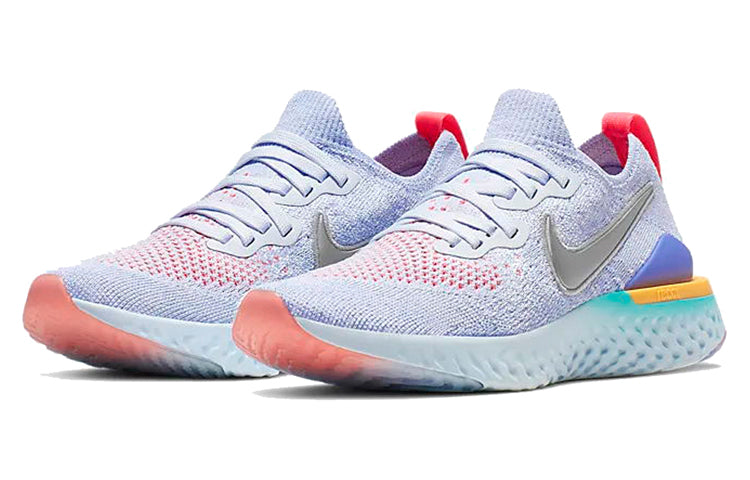 (GS) Nike Epic React Flyknit 2 'Aluminum' AQ3243-414