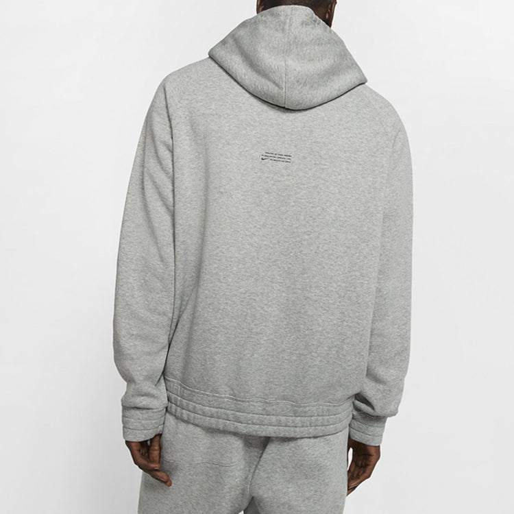 Nike Kyrie Basketball Sports Fleece Lined Knit Asia Sizing 'Gray' BV9298-063
