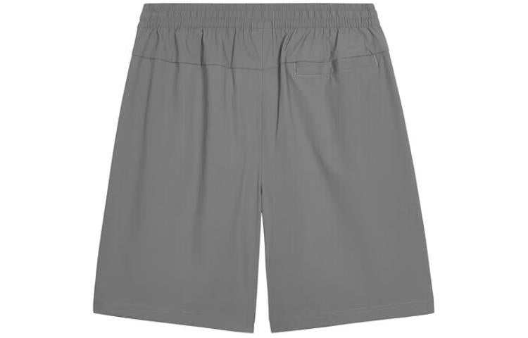 Skechers Mid-Waist Drawstring Straight Sports Shorts 'Grey' L224M059-040R