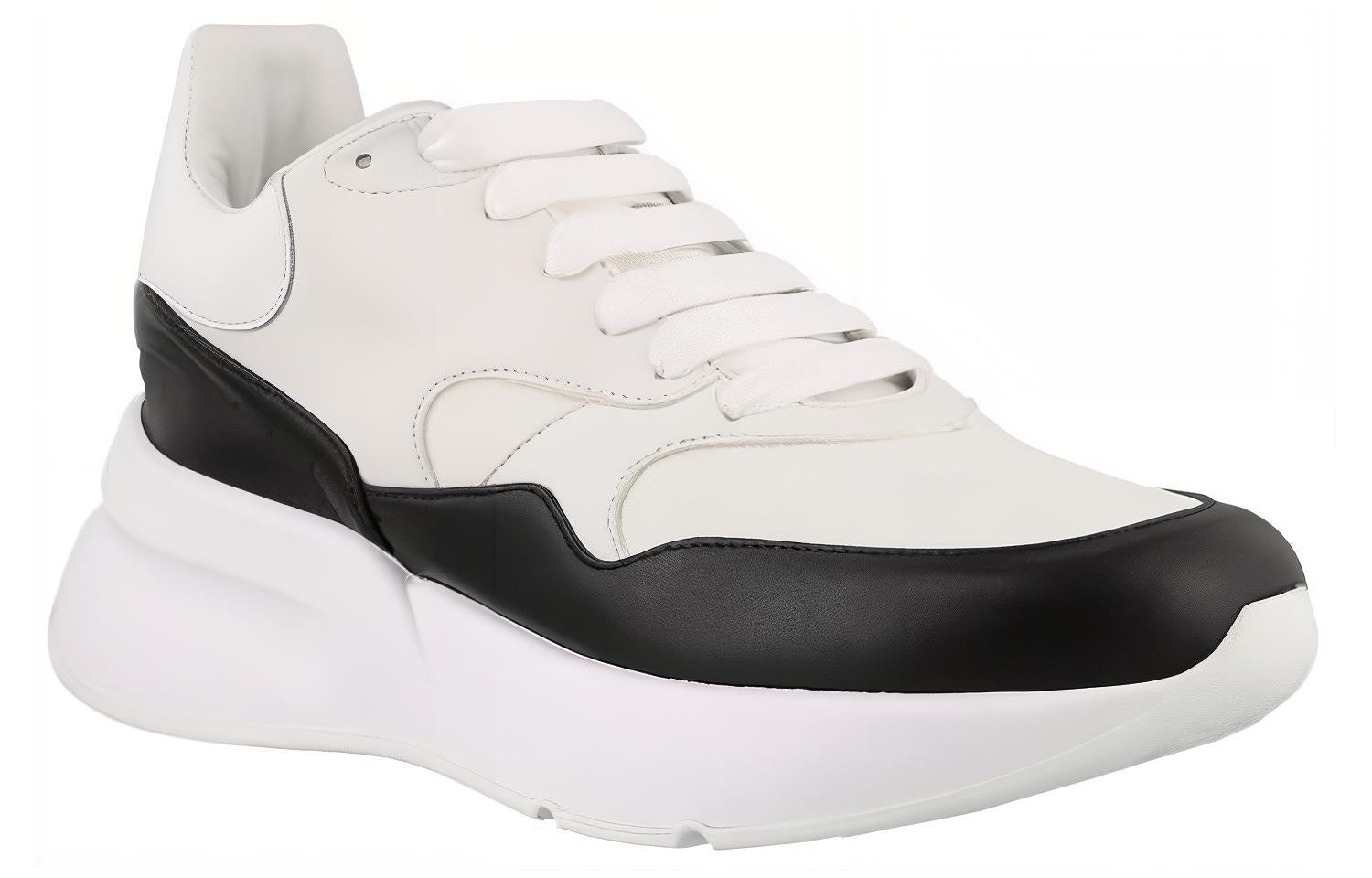 Alexander McQueen Oversized Sneakers 'White Black' 535531WHT999034