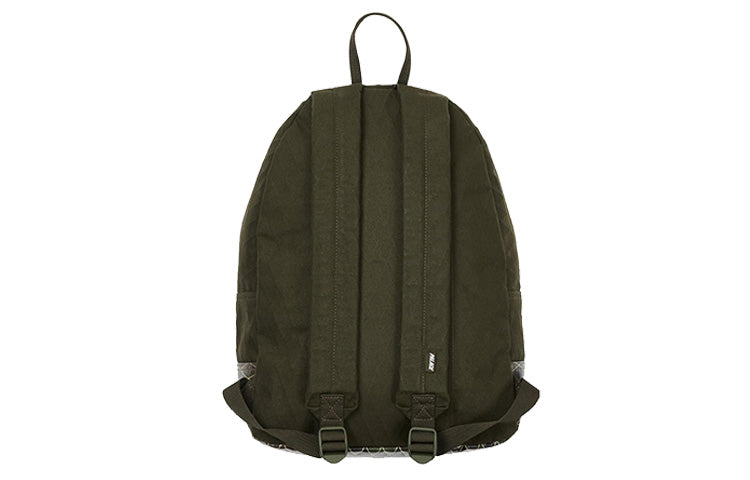 Palace X-Pac Cotton Canvas Backpack 'Olivegreen' 0Z2EKLSUETF8