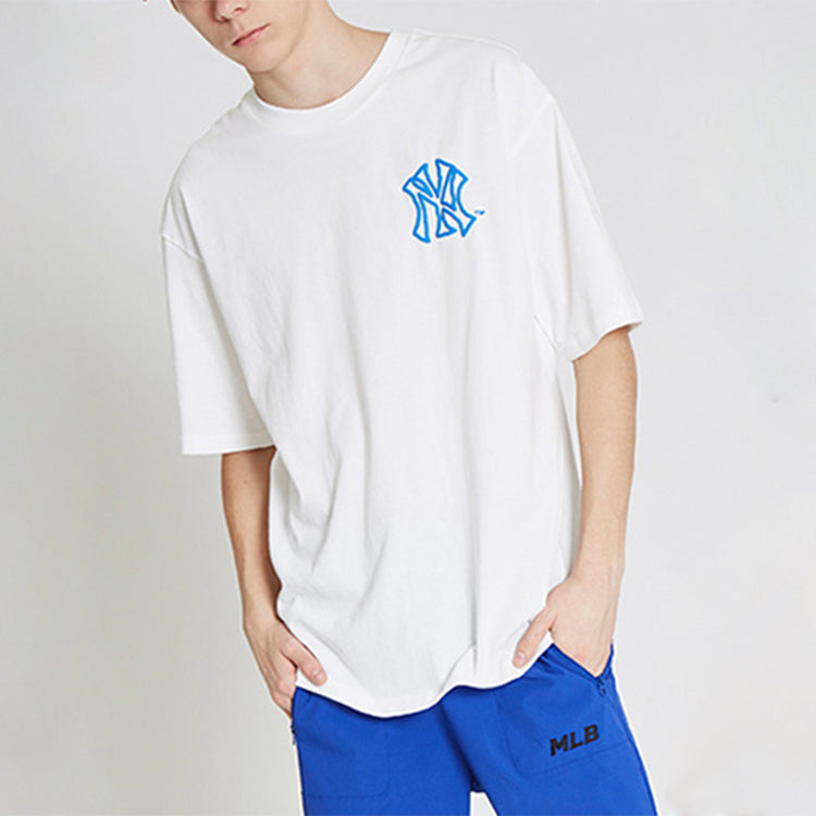 MLB Popcorn New York Yankees Loose Printing Unisex White 31TSSJ931-50W
