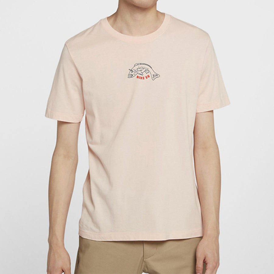 Nike Skateboard Subject Short Sleeve Washed coral red BV8194-664