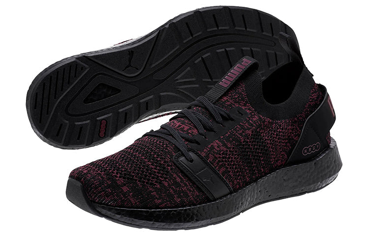 (WMNS) PUMA Nrgy Neko Engineer Knit Black/Purple Low sneakers 191094-16