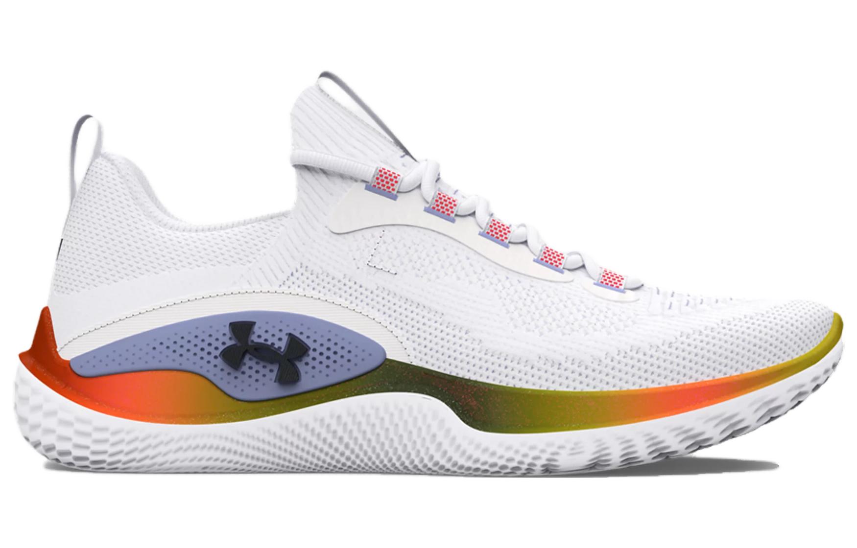 (WMNS) Under Armour Flow Dynamic Printed Training Shoes 'White' 3027058-100