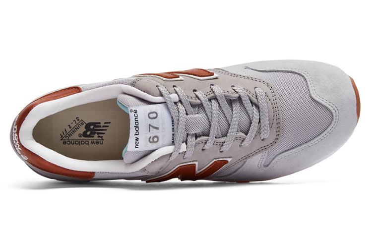 New Balance 670 Luxe Grey/Brown M670GTW