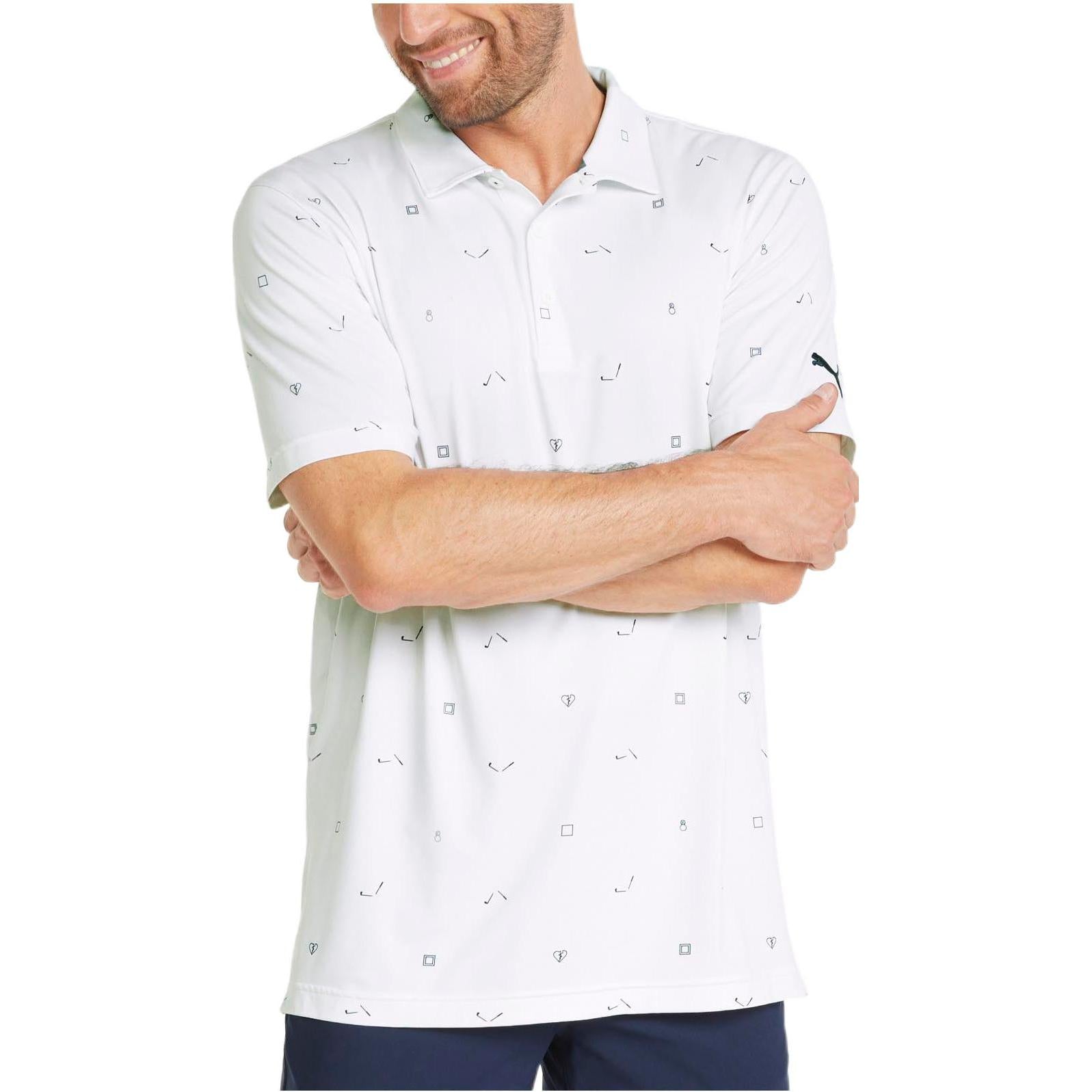 PUMA Cloudspun Love Golf Polo Shirt 'White' 533855-01