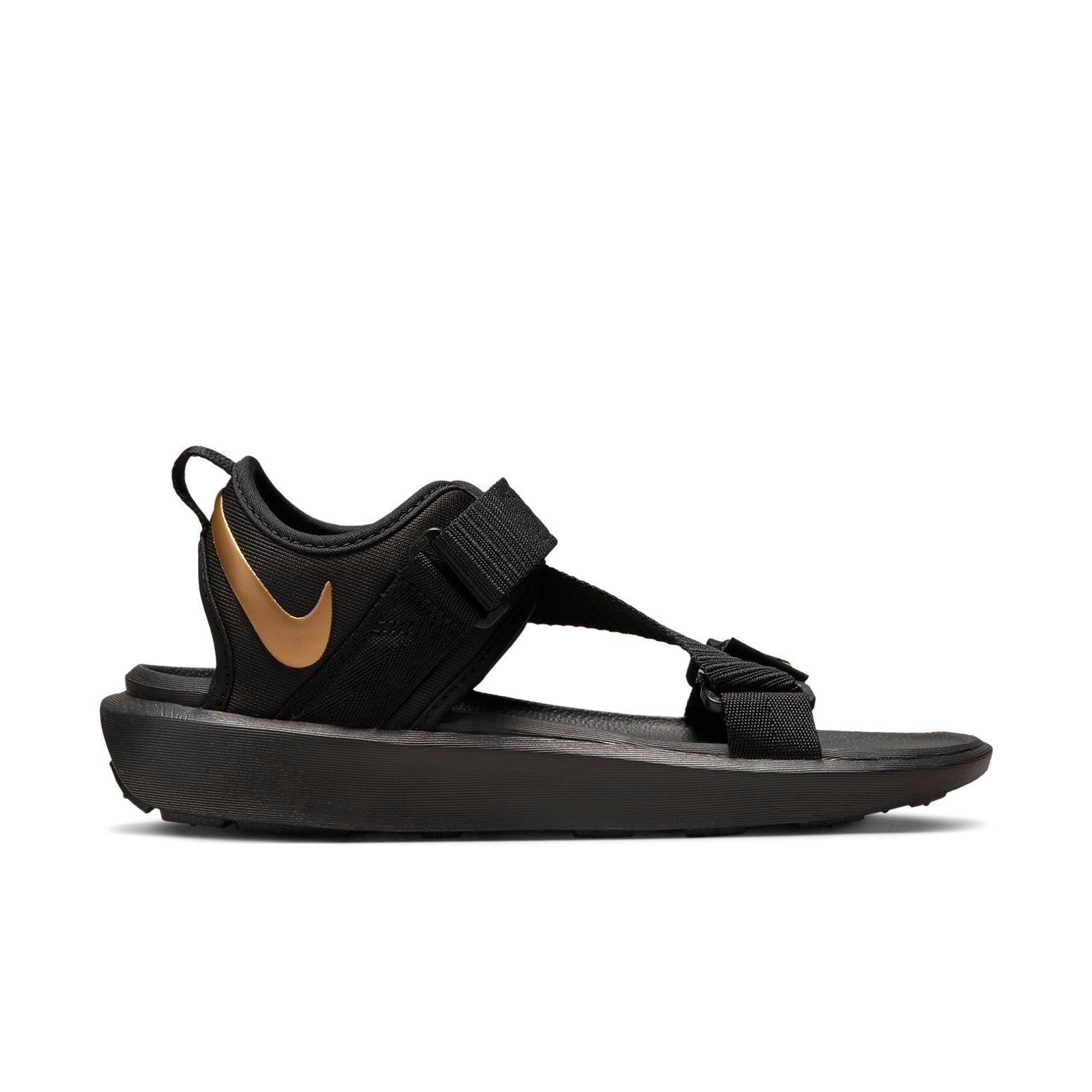 (WMNS) Nike Vista Sandal 'Black Metallic Gold' DJ6607-002