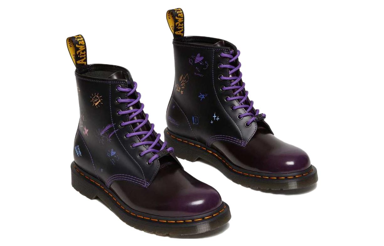 Dr. Martens x BT21 1460 Leather Boots 'Purple' 30069511