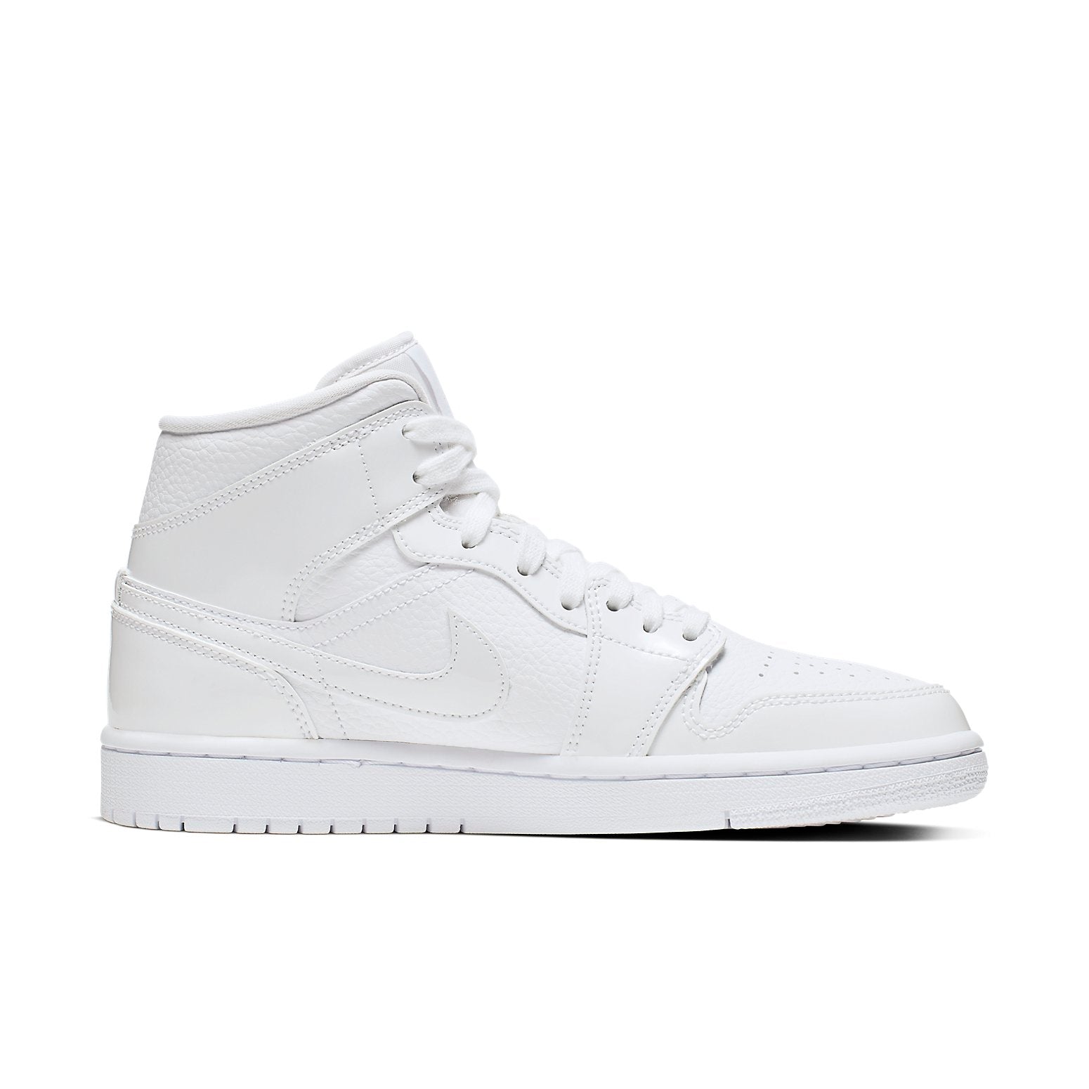 (WMNS) Air Jordan 1 Mid 'Triple White' BQ6472-100