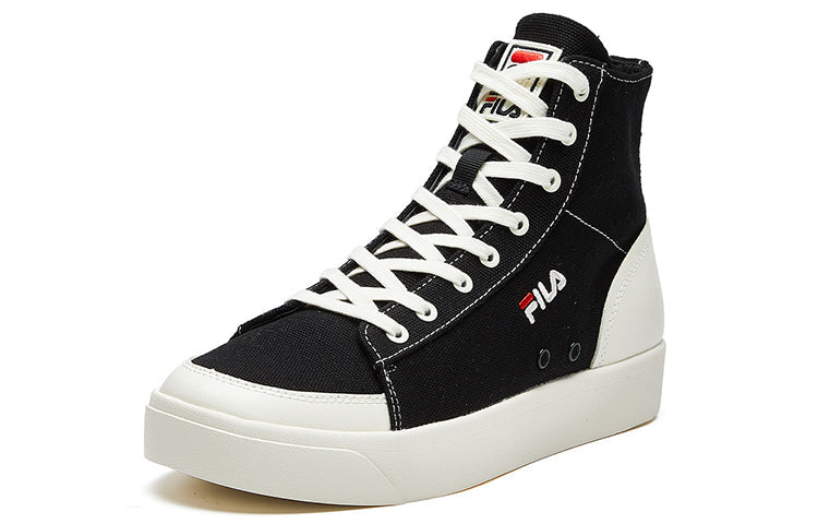 Fila Block High-top Canvas Shoes Black T12M014401FBK