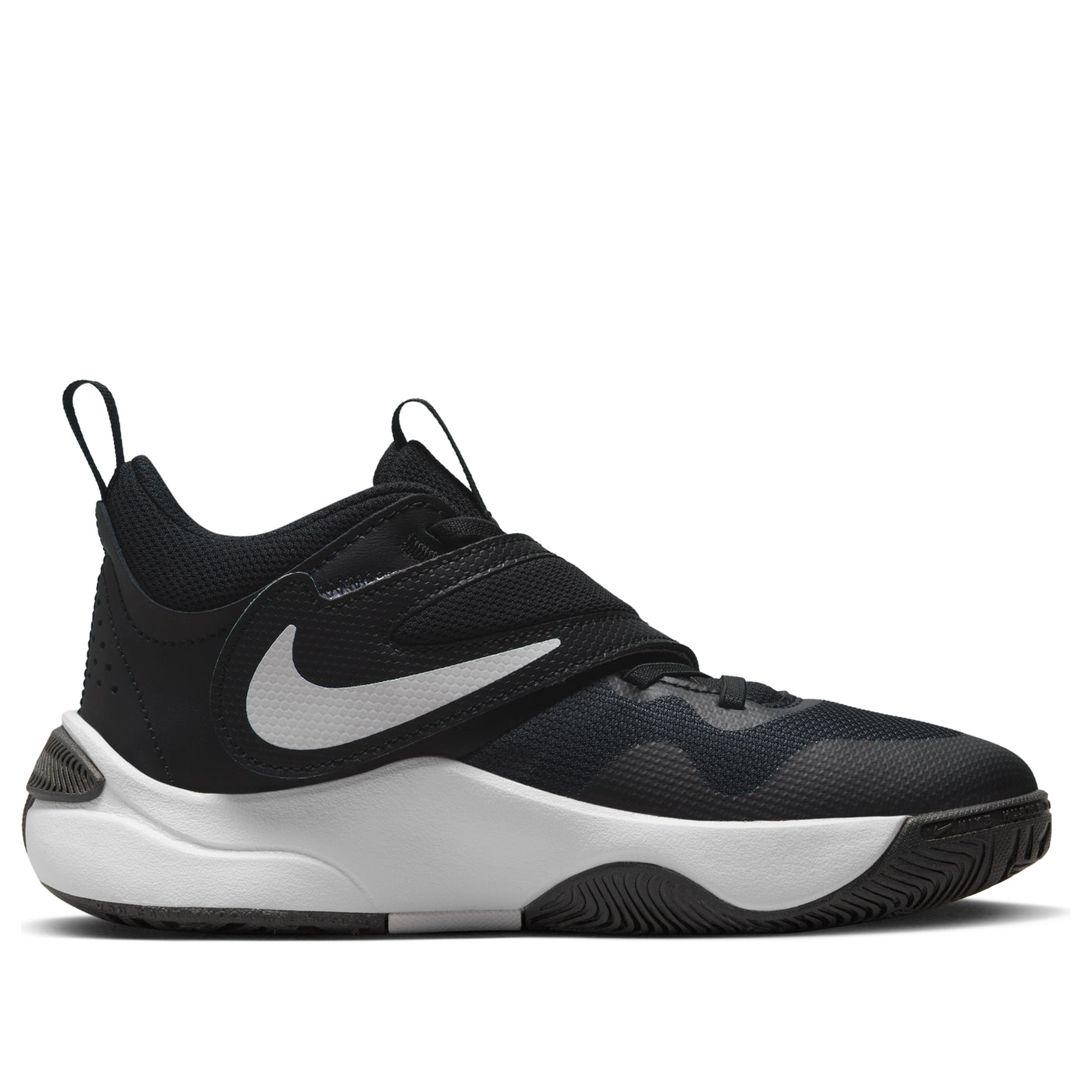 (GS) Nike Team Hustle D 11 Basketball Shoes 'Black White' DV8996-002