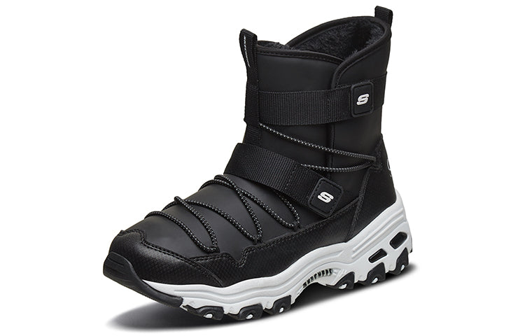 (GS) Skechers DLites Boots 'Black' 664097L-BLK