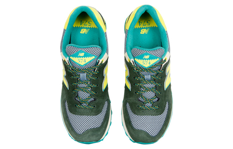 (WMNS) New Balance 574 Series Low-Top 'Olive Green Yellow' WL574TSZ