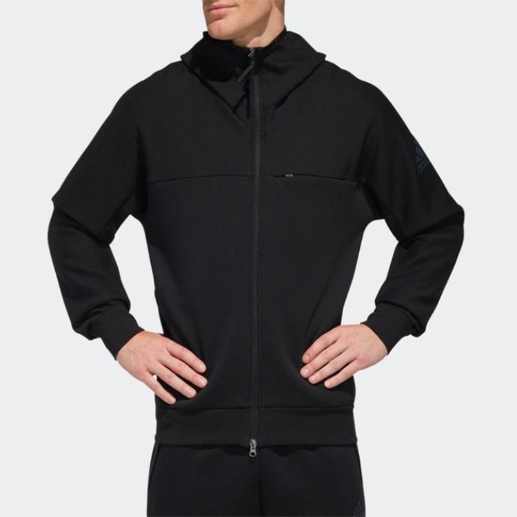 adidas O1 Htt Music Casual Sports Hooded Jacket Men Black FM9386