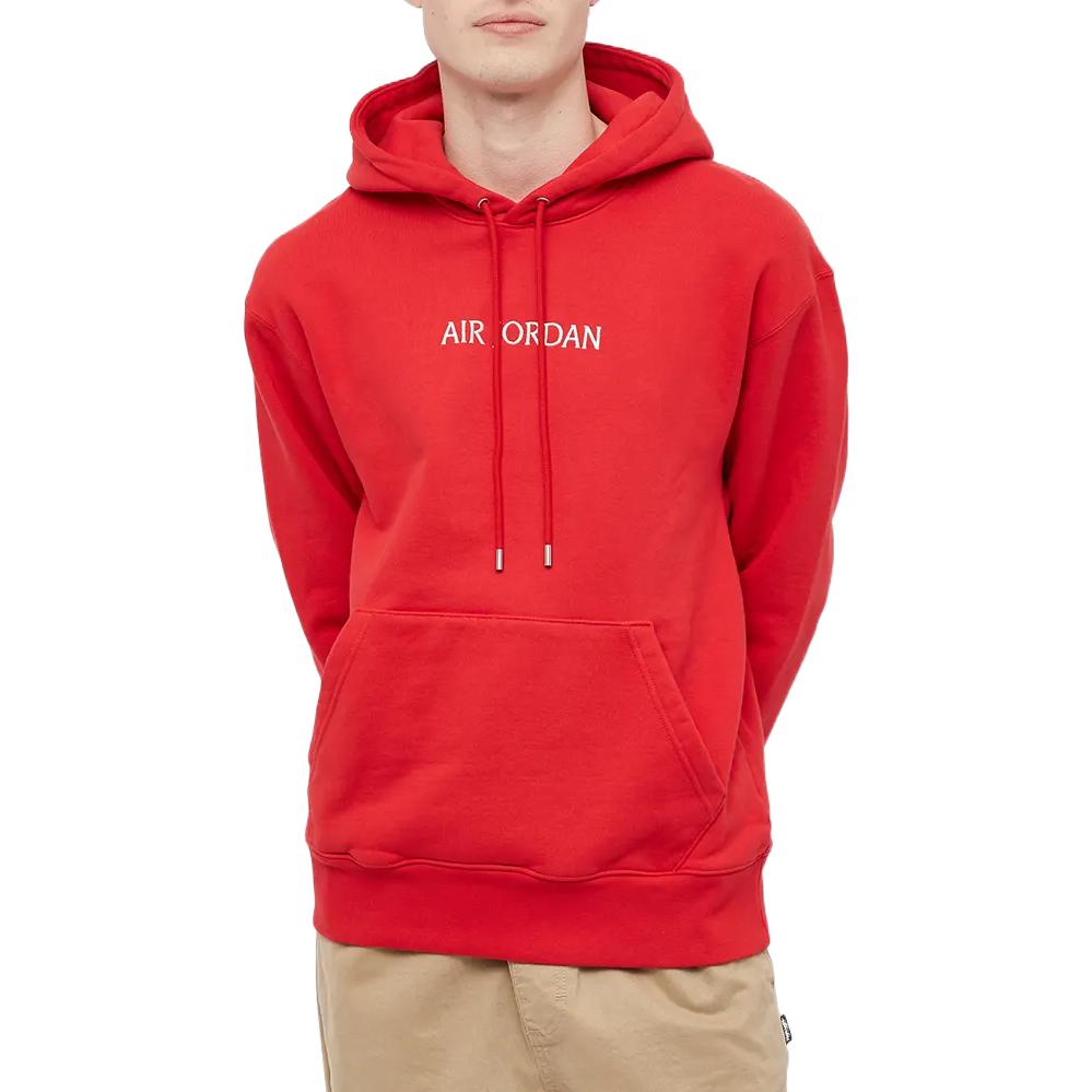 Air Jordan Woodwork Fleece Hoodie 'Fire Red' DO6094-612