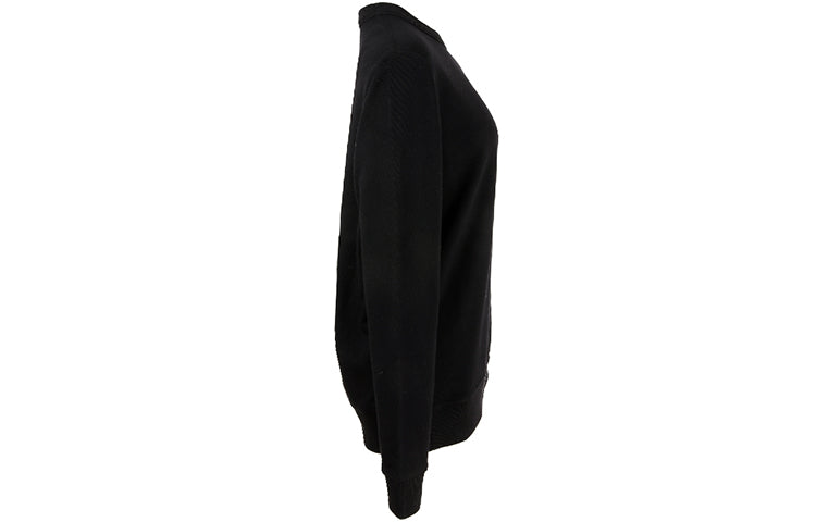 (WMNS) Burberry SS21 TB Pattern Pullover Hoodie Black 8024346A1189
