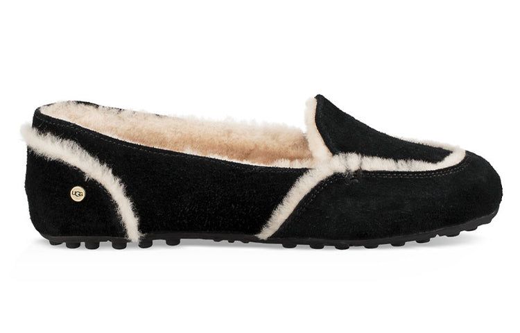 (WMNS) UGG Hailey Loafer 'Black' 1020029-BLK