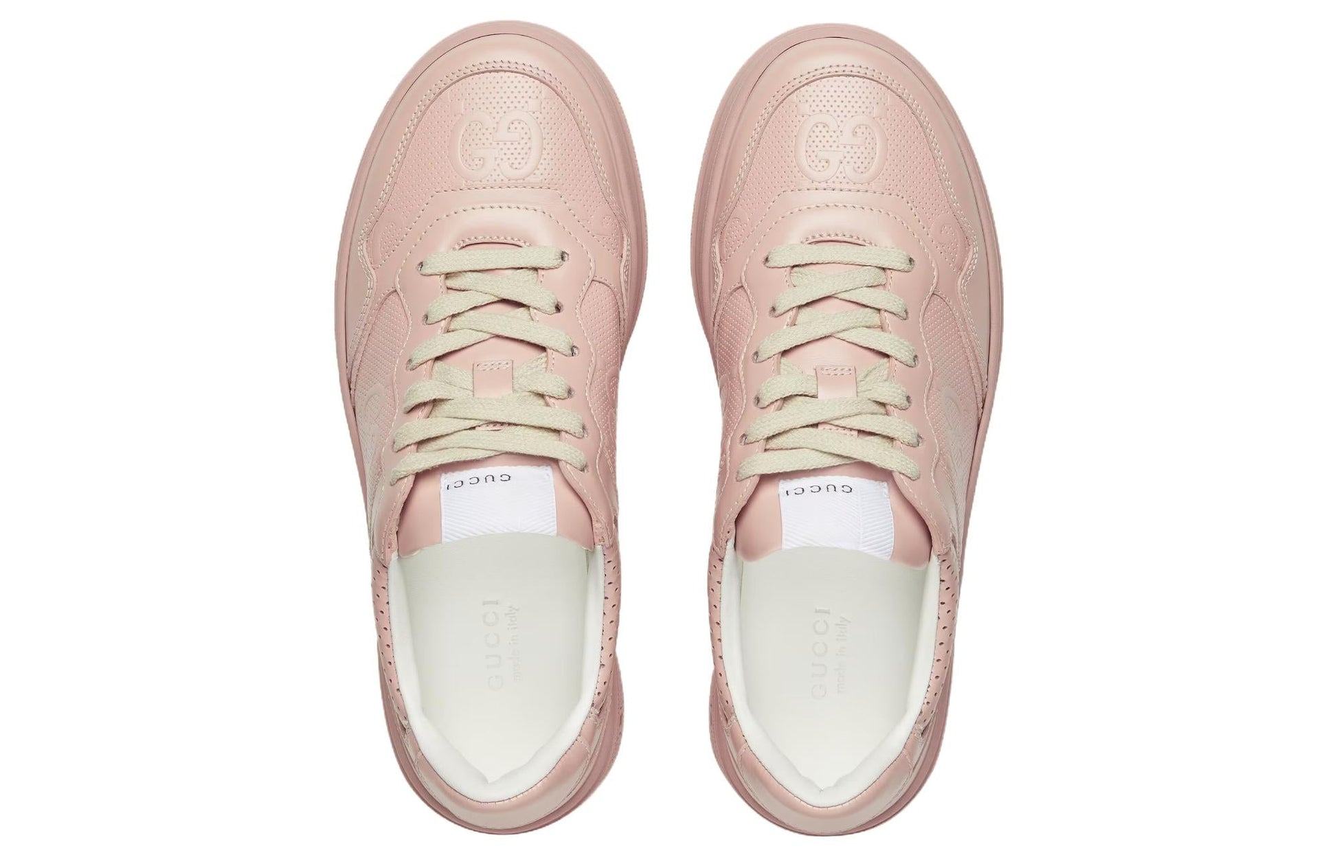 (WMNS) Gucci GG Supreme Sneaker 'Pale Pink Embossed' 700775-1XL10-6910