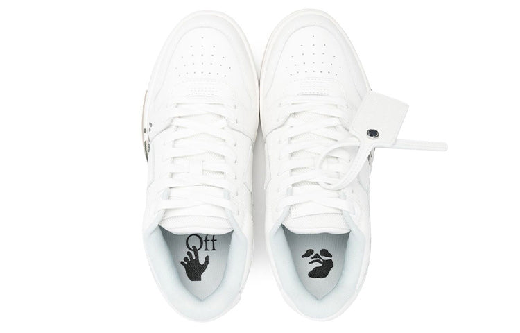 (WMNS) Off-White Out Of Office Low "For Walking" Sneaker 'White Black' OWIA259C99LEA0040110