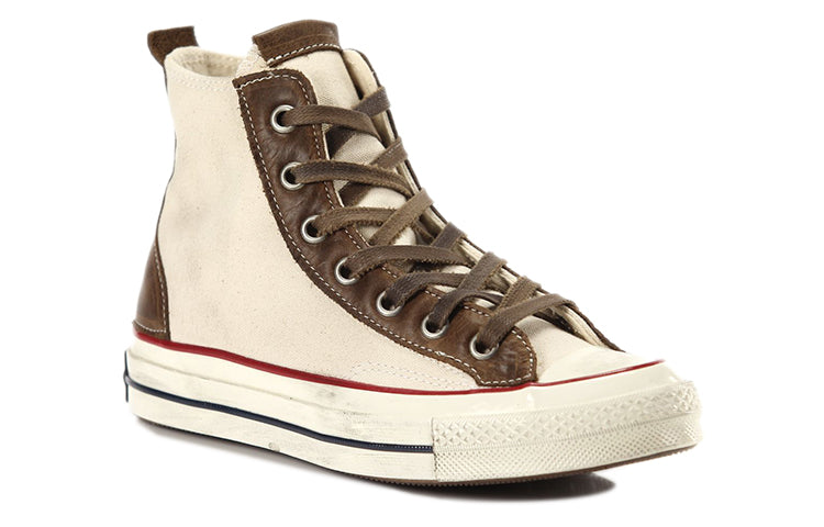 Converse Chuck 1970s Vintage High Top 'White Brown' 165782C