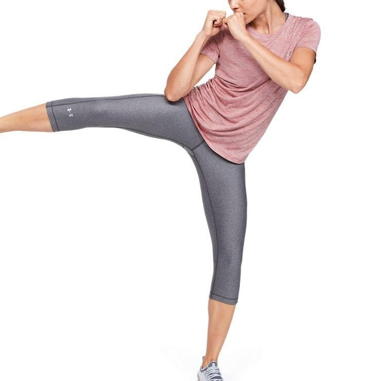 (WMNS) Under Armour Tech Twist Sports Training Short Sleeve Pink Red 1277206-662