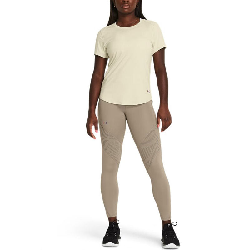(WMNS) Under Armour Vanish Elite Vent T-shirt 'Beige' 1383638-273