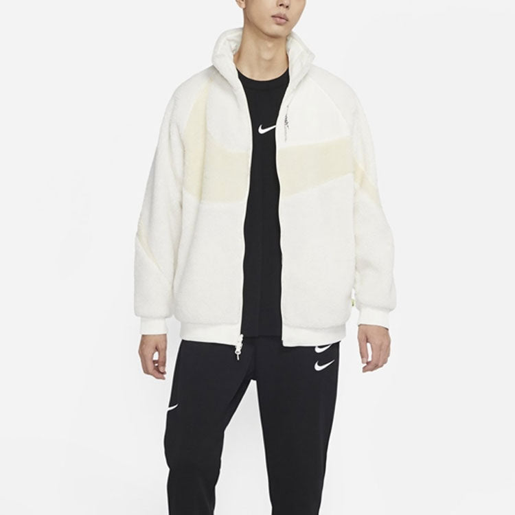 Nike Swoosh 2-way fleece jacket 'White' FB1910-133