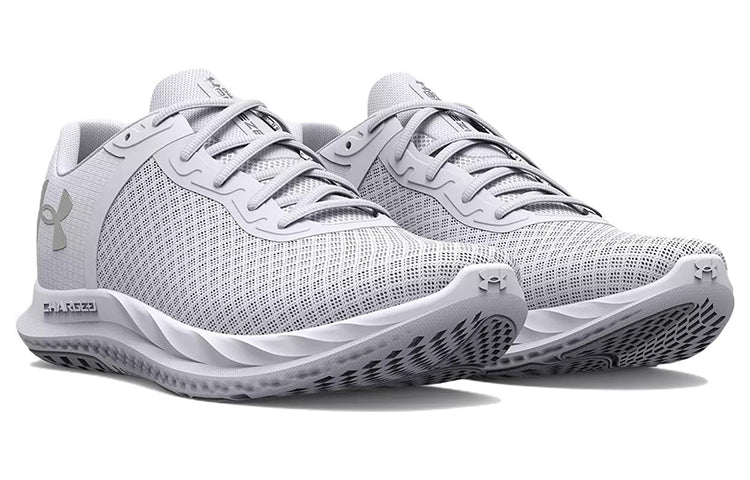 (WMNS) Under Armour Charged Breeze 'White Metallic Silver' 3025130-100
