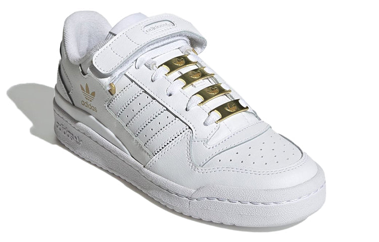 (WMNS) adidas Forum Low 'White Gold Metallic' GZ6379