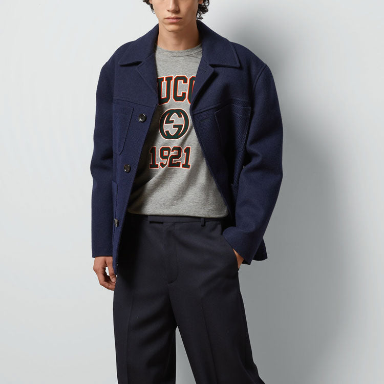 Gucci Cotton Jersey Printed T-Shirt 'Grey' 771758-XJGA5-1230