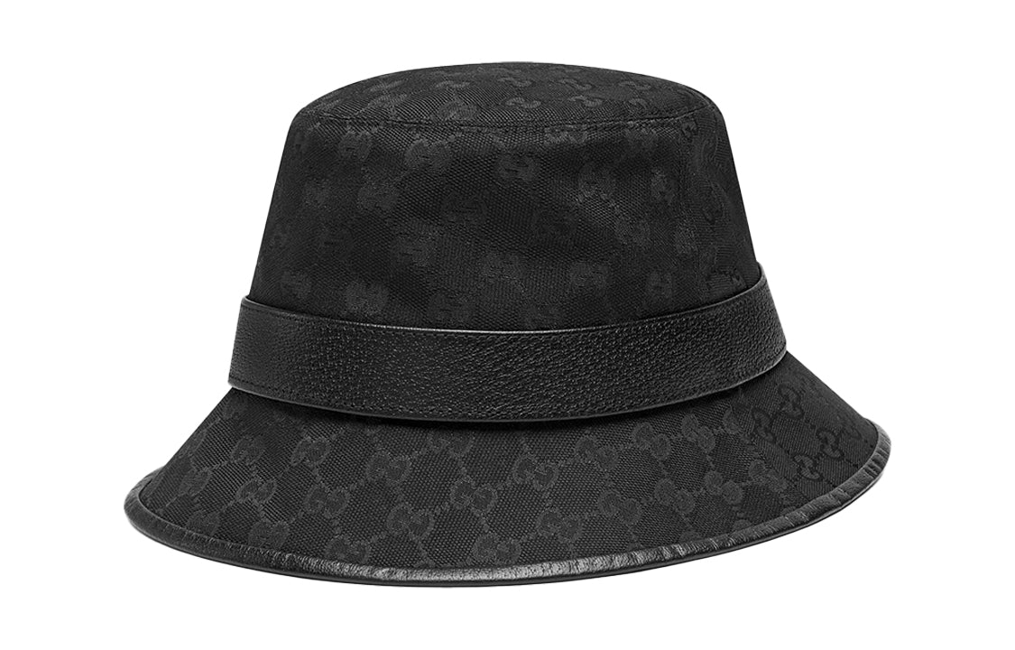 (WMNS) Gucci GG Canvas Bucket Hat With Double G 'Black' 576587-4HG53-1060