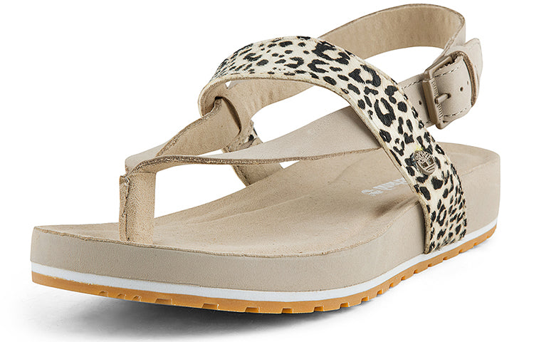 (WMNS) Timberland Malibu Waves Thong Sandal 'Leopard Nubuck' A23C7W