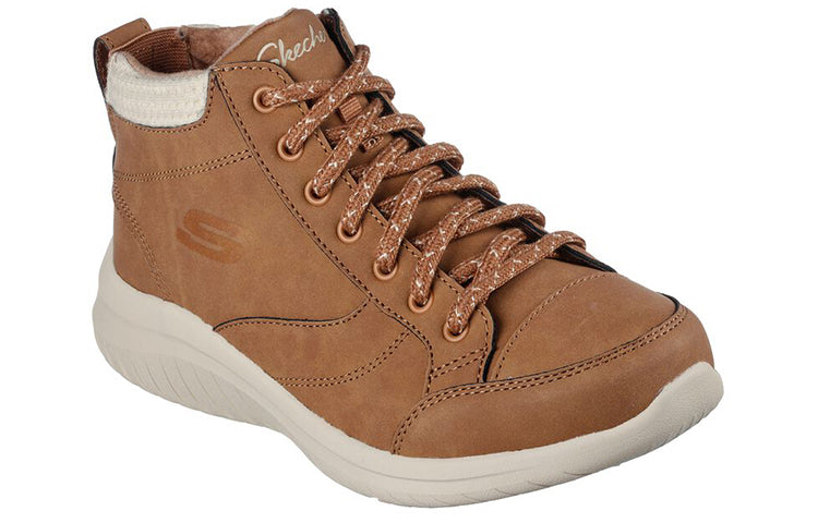 (WMNS) Skechers Ultra Flex 2.0 'Social Crew - Chestnut' 167449-CSNT