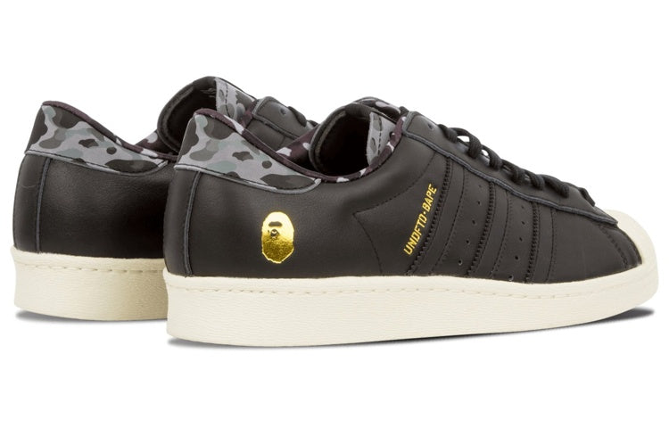 adidas x A Bathing Ape x Undefeated Superstars 80v 'Black' B34291
